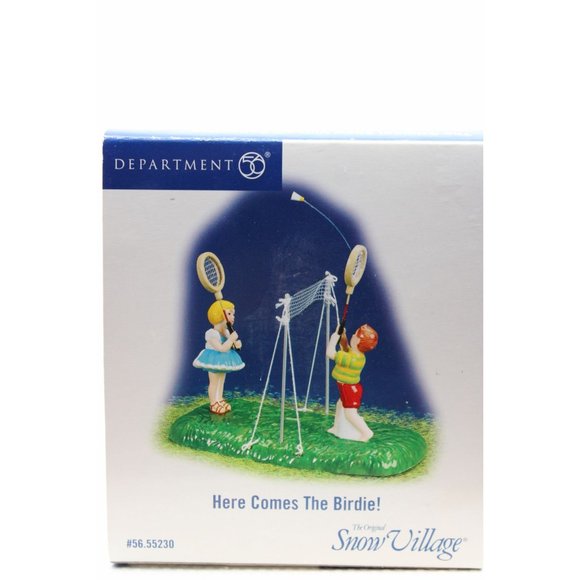 Dept 56 Snow Village - Here Comes the Birdie! - Picture 1 of 6